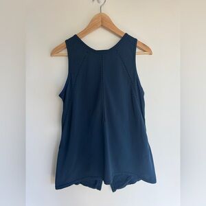 Athleta Foothill Sleeveless Tank  dark blue lagoon| Medium